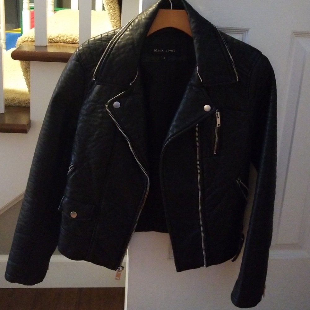 Pleather coat